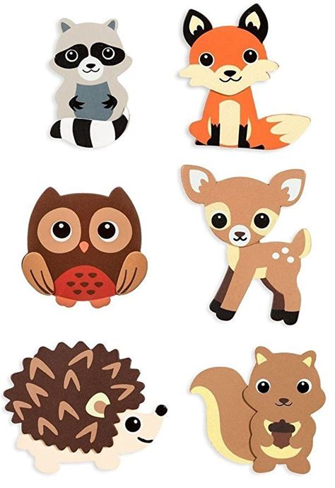 Printable Woodland Animal Cutouts